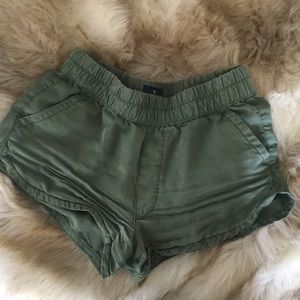 Olive green, American Eagle shorts